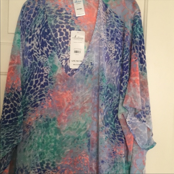 Maternity swim cover up - Picture 2 of 3